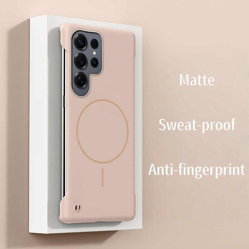 Frameless Matte Magnetic Case for Galaxy S25/S24/S23/S22 – Ultra-Thin & Shockproof