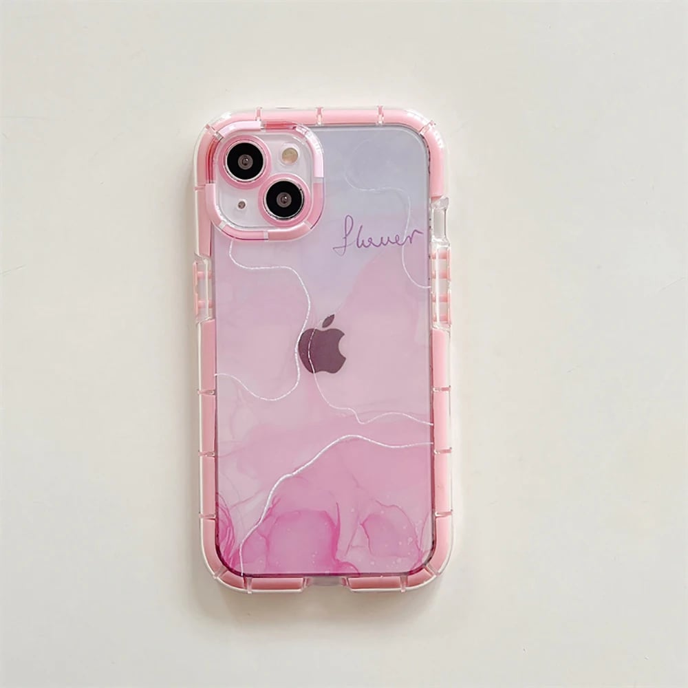 Ins style artistic ink painting mobile phone case for iPhone, anti-fall and fashionable