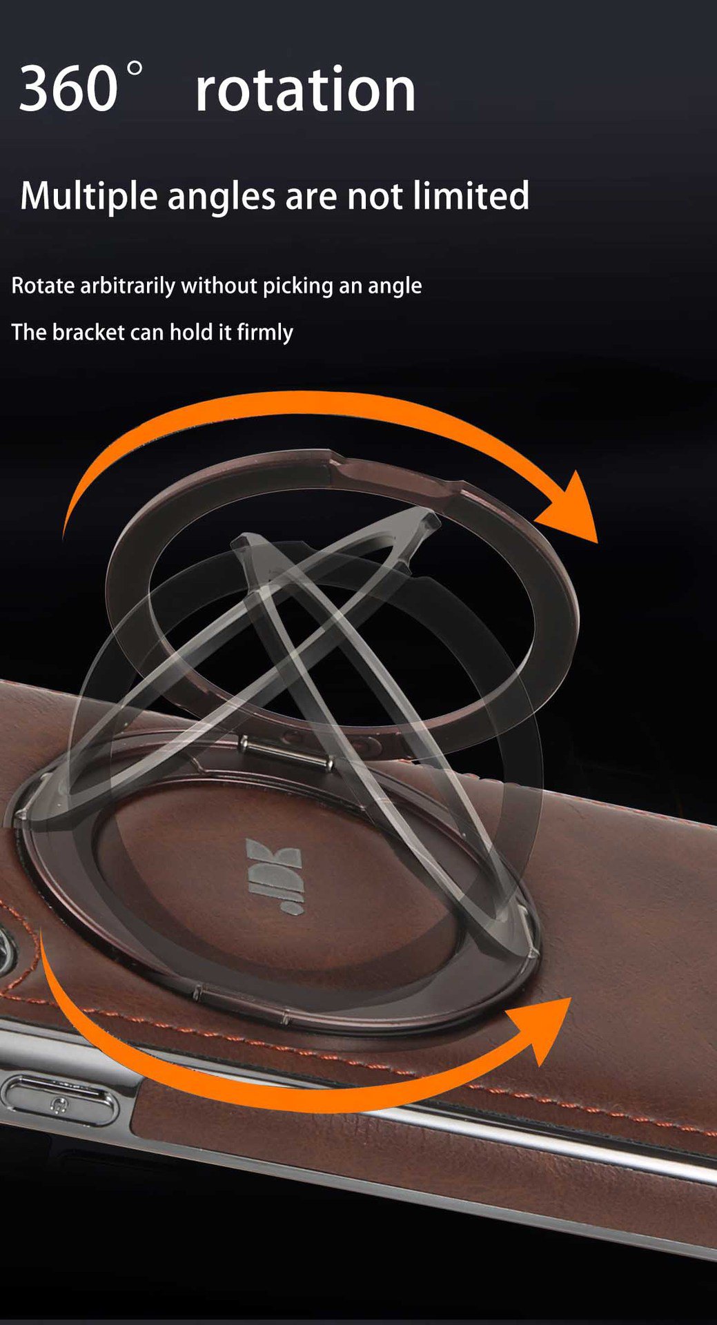 SentimentvalueTM Magnetic Leather Case With 360° Rotating Bracket For S25/S24/S23 Series and Galaxy S22 Ultra