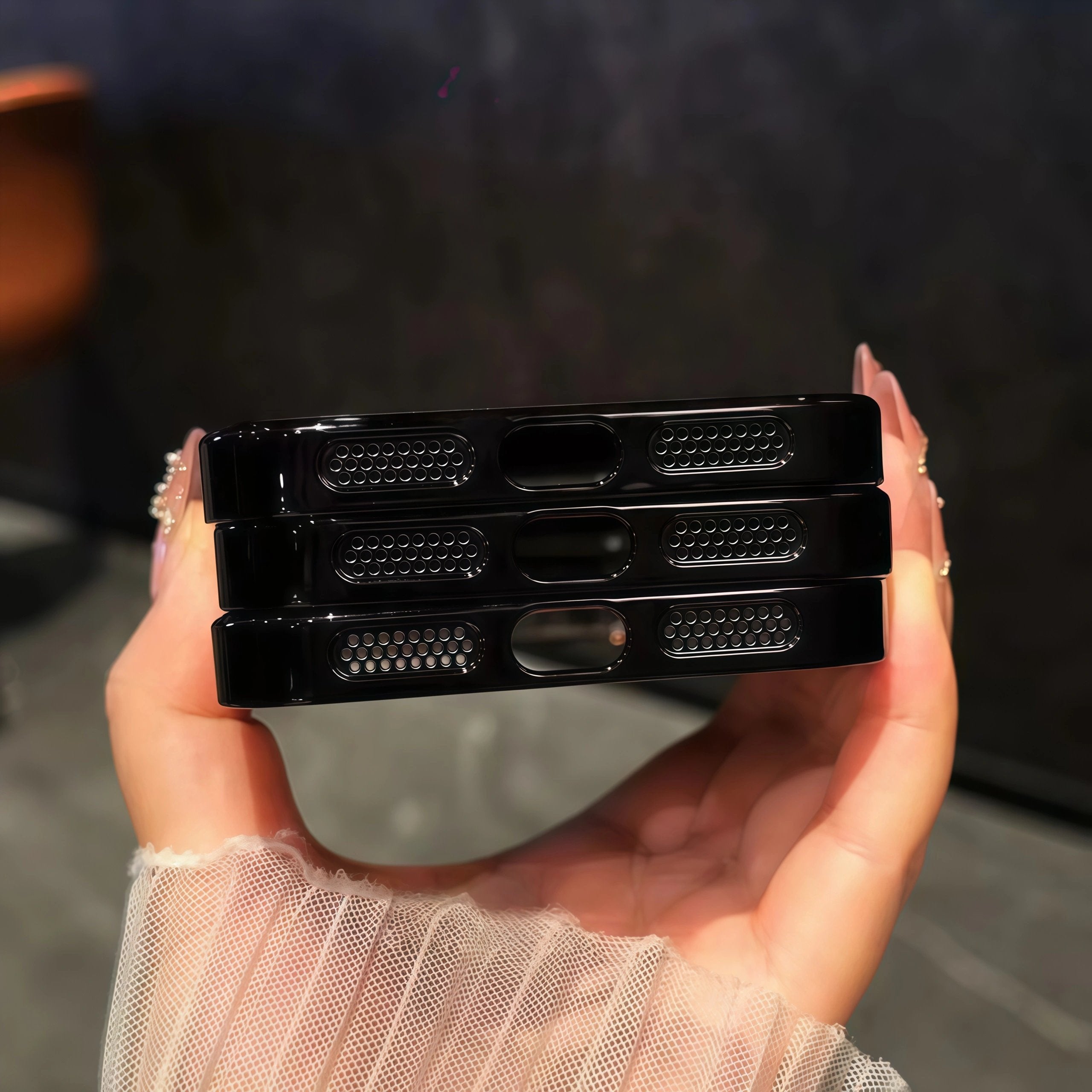 Ultra-thin PC leather case for iPhone 17 Pro Max