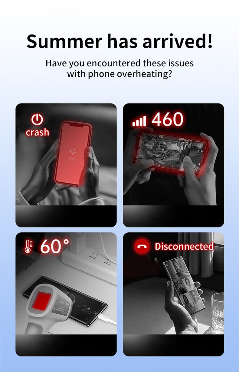 Cool ice-Sensing Hollow Magnetic Heat Absorption Case