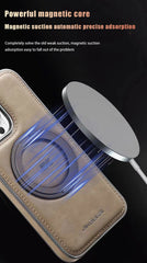 iPhone MagSafe Series | 360° Rotating Stand Leather Case for iPhone16/15/14/13 Series
