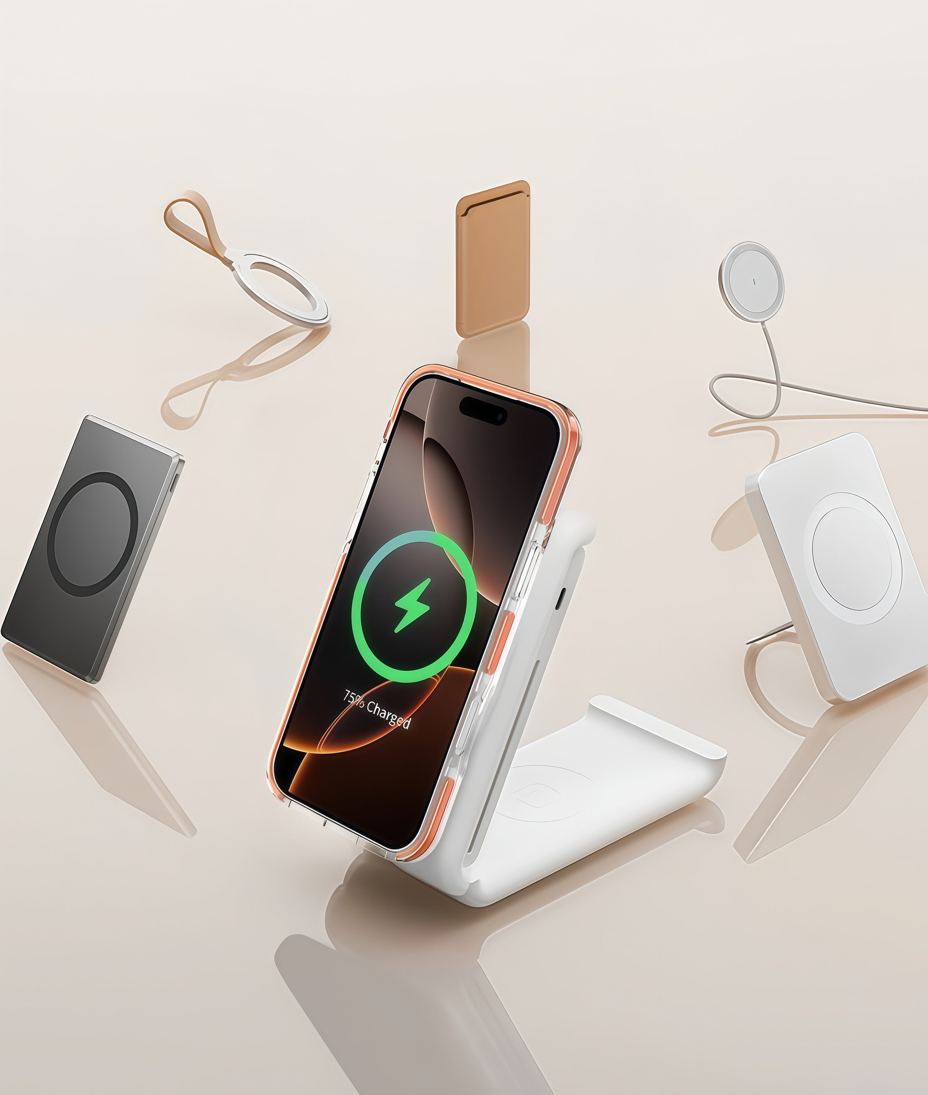 KASCASE | iPhone 17 Series 360° Rotating Gear Stand Case