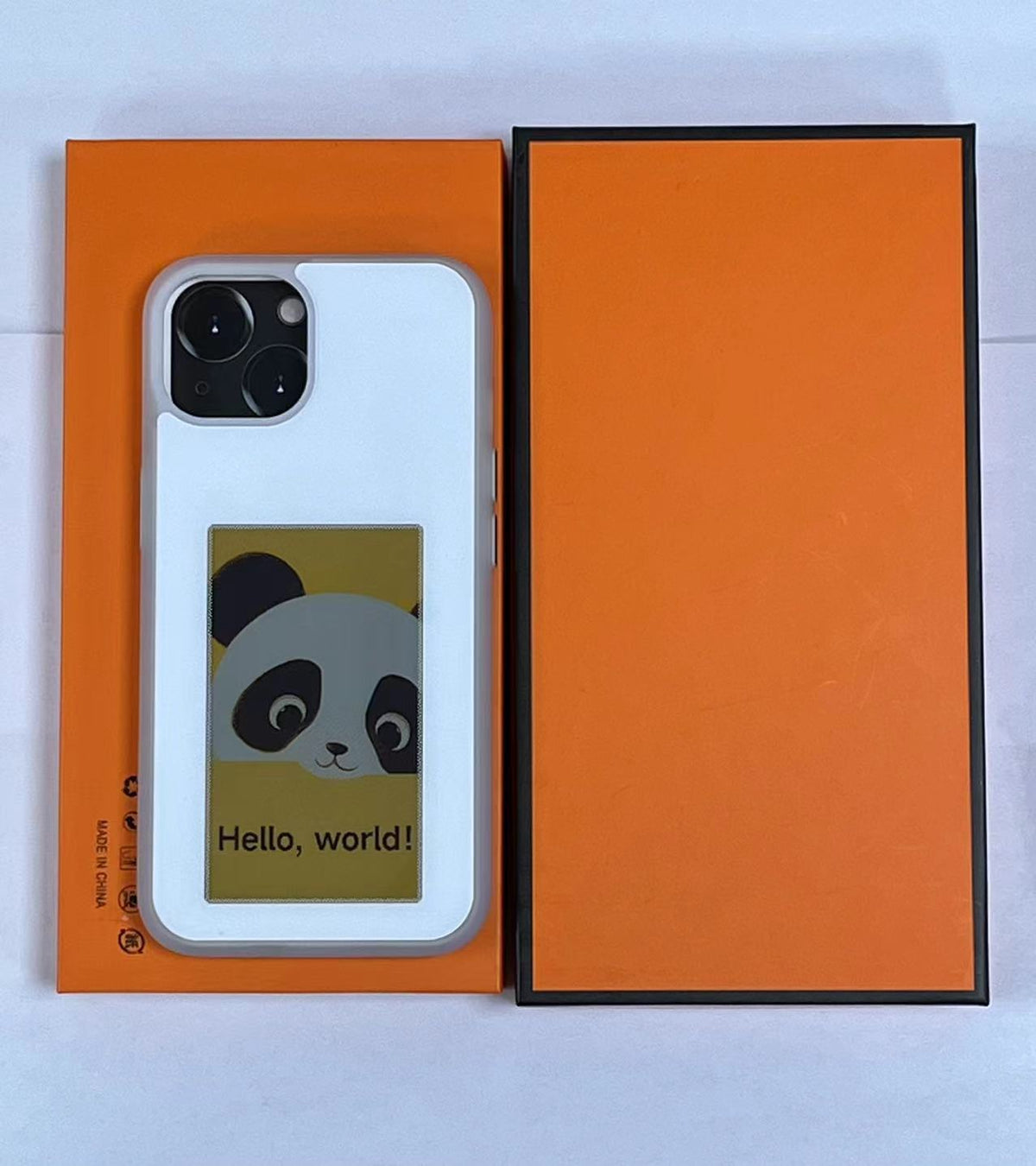 Ink Screen iPhone Case Apple IPhone15 Promax High-end Frosted All-inclusive Protective Cover Nfc Personalized Screen Projection