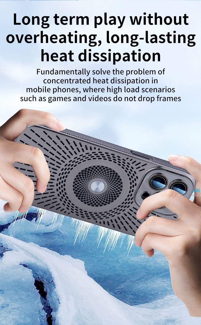 Cool ice-Sensing Hollow Magnetic Heat Absorption Case