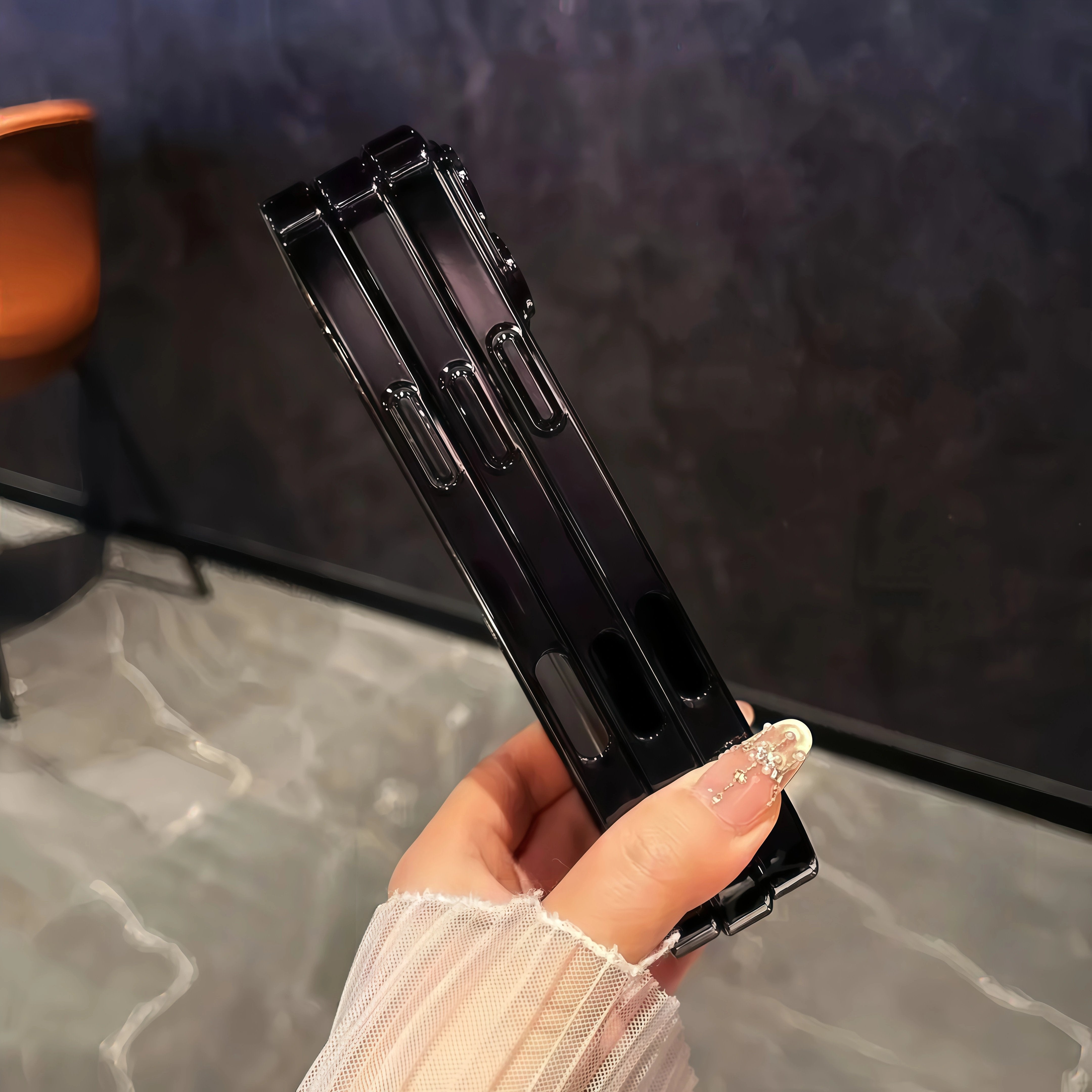 Ultra-thin PC leather case for iPhone 17 Pro Max