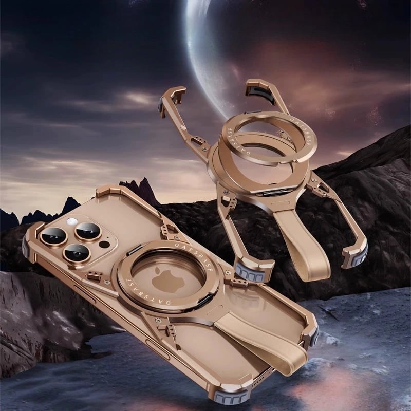 SentimentvalueTM Metal magnetic 360° Bracket Mobile Phone Case Suitable For iPhone 16 Pro/ iPhone 16 ProMax