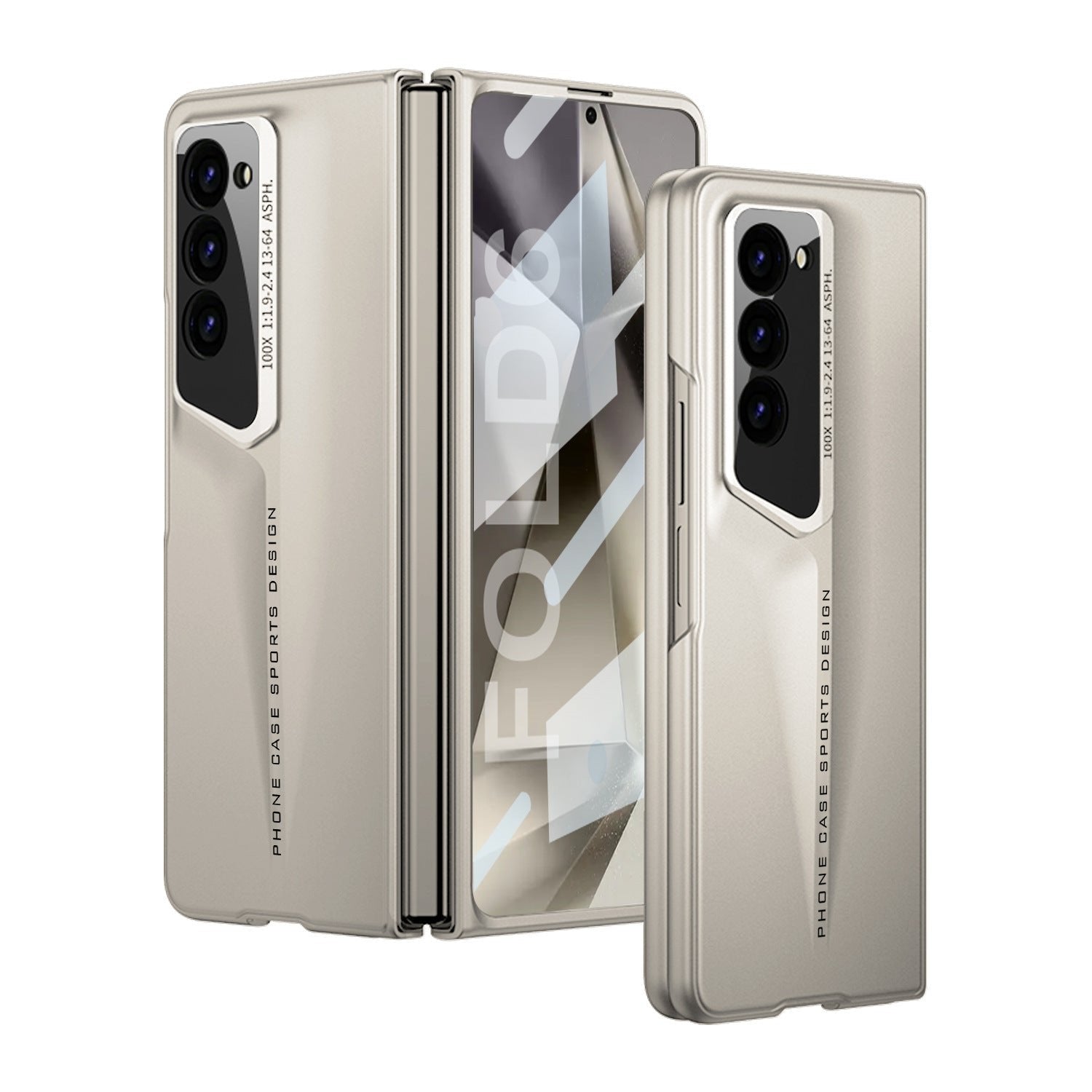 Luxury All-inclusive Anti-fall Protective Phone Case For Galaxy Z Fold 3/Galaxy Z Fold 4/Galaxy Z Fold 5/Galaxy Z Fold 6