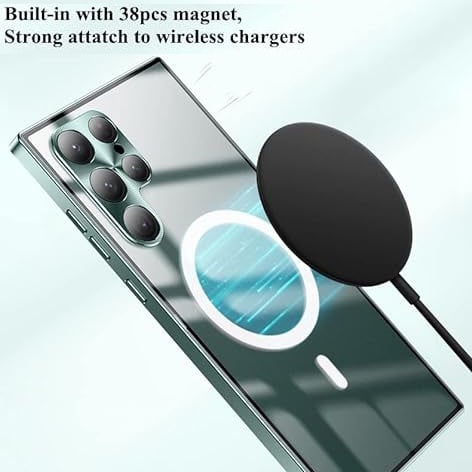 Magnetic Magsafe Metal Case For Samsung Galaxy S24/S23/S22/S21 Series