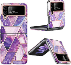 Marble Pattern Phone Case For Galaxy Z Flip 3 / Galaxy Z Flip 4 / Galaxy Z Flip 5 / Galaxy Z Flip 6