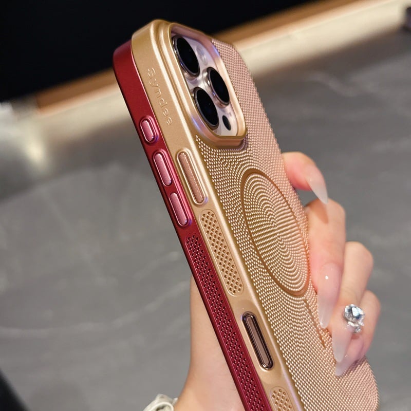 [17 Series Updated] Magnetic Grid Cooling Case