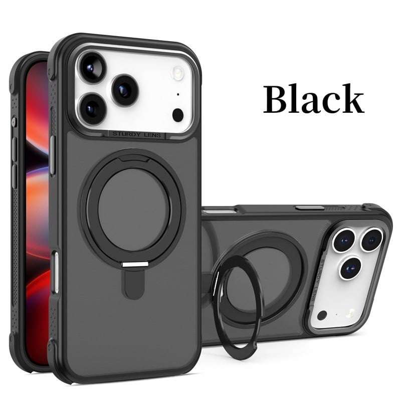 [Made for iPhone 17 Series]Skin-friendly 360° rotating stand case for iPhone 17 series