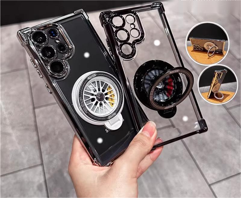 Slim Phone Case with Rotating Fidget Gyroscope & Transformative Stand For Samsung Galaxy S25/S24/S23/S22 Series