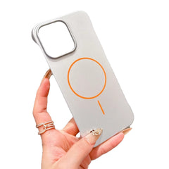 SentimentvalueTM Ultra-thin Frosted Borderless Magnetic Thin Ring Mobile Phone Case Suitable For iPhone 16/15/14/13/12 Series