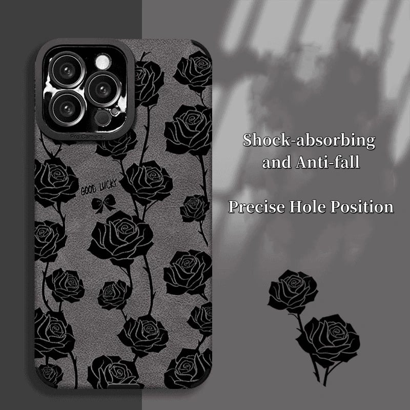Full Screen Rose Phone Case For iPhone 16/15/14/13/12/11 Series