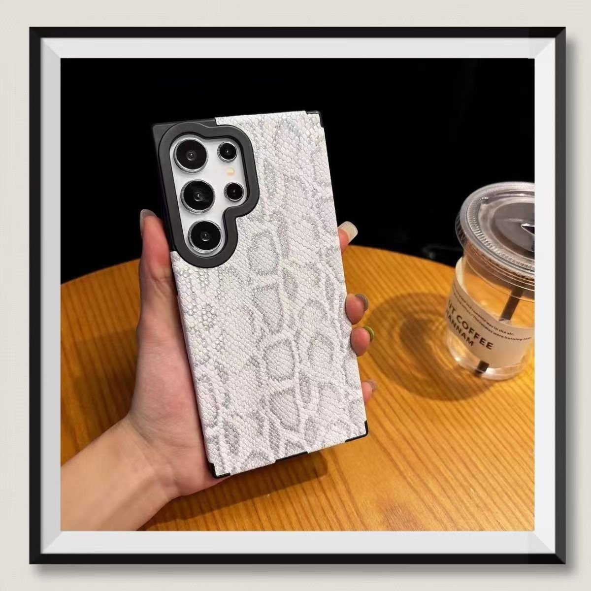 Personalized snakeskin pattern mobile phone case for Samsung Galaxy S25/S24 series, S22 Ultra, S23 Ultra [With Magnetic Suction]