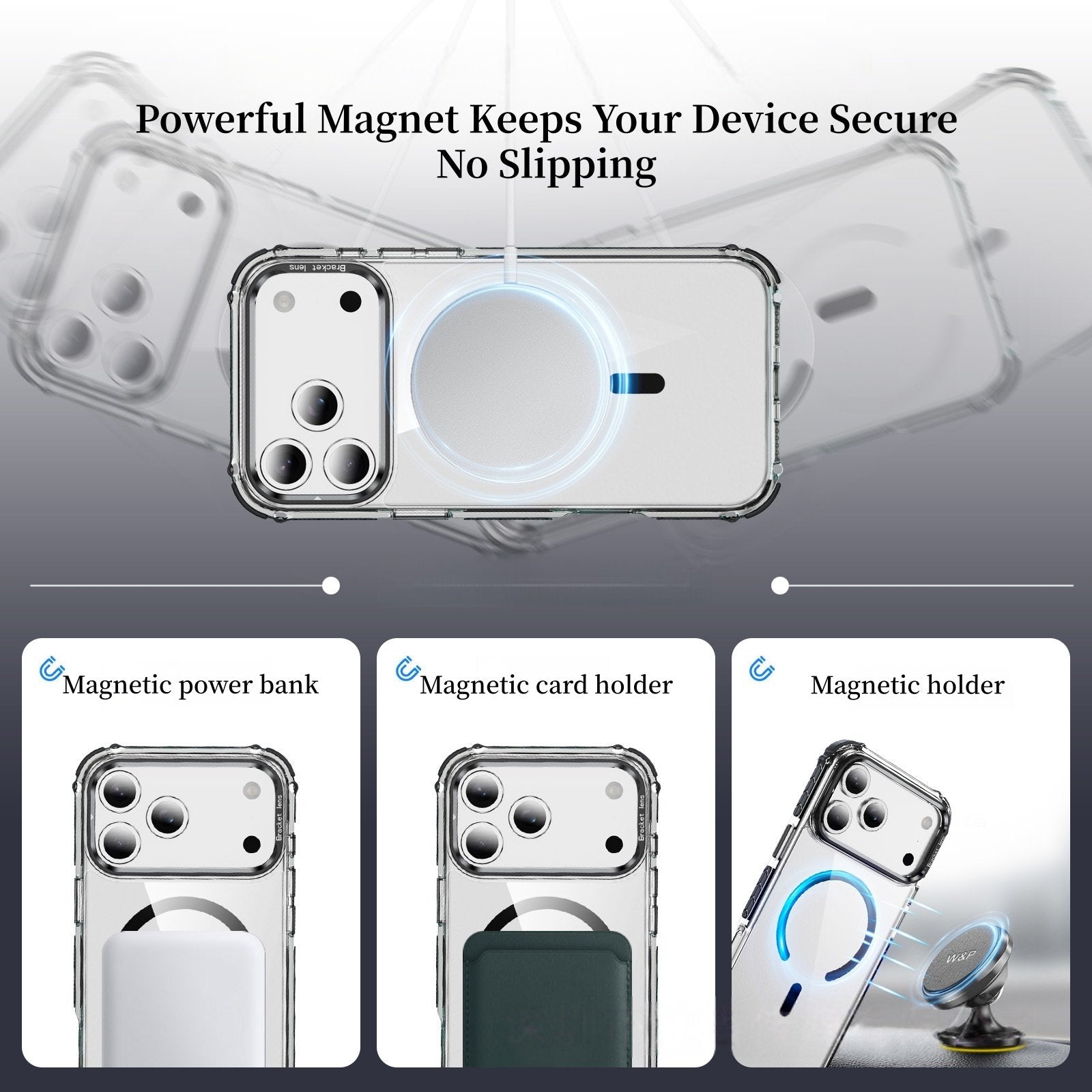 Magnetic Lens Case – Crystal Clear Protection