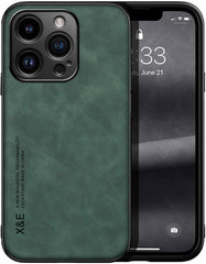 Sheepbuck leather magnetic mobile phone case for iPhone, shockproof, non-slip and ultra-light