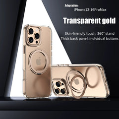 Applicable iphone16 case premium sense 360 magnetic rotating stand case pivot point cell phone case