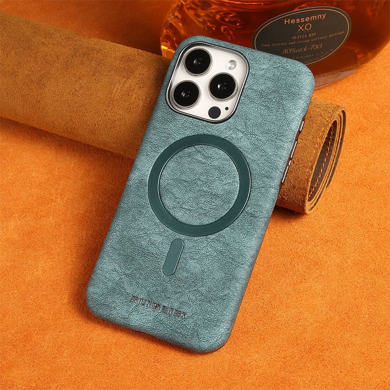 Matte Premium Leather iPhone Case