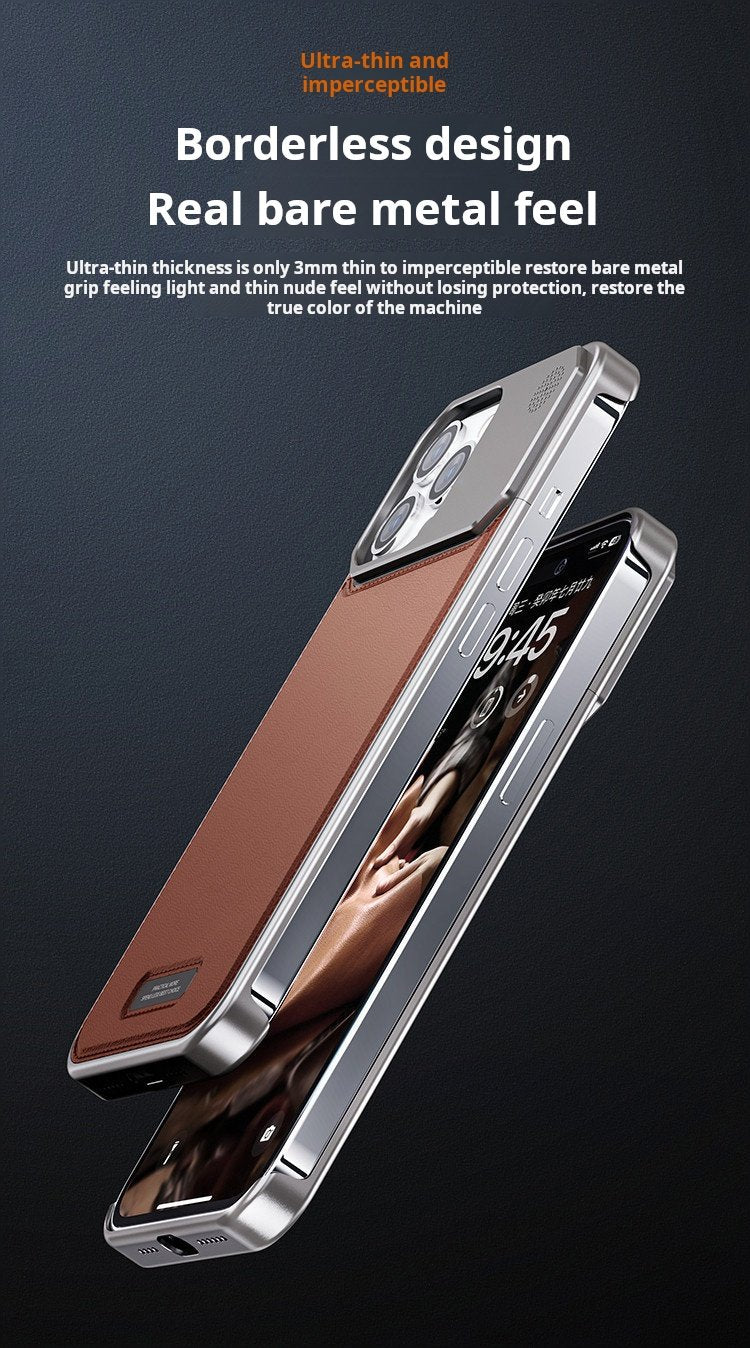 Frameless Metal Magnetic Aromatherapy Phone Case