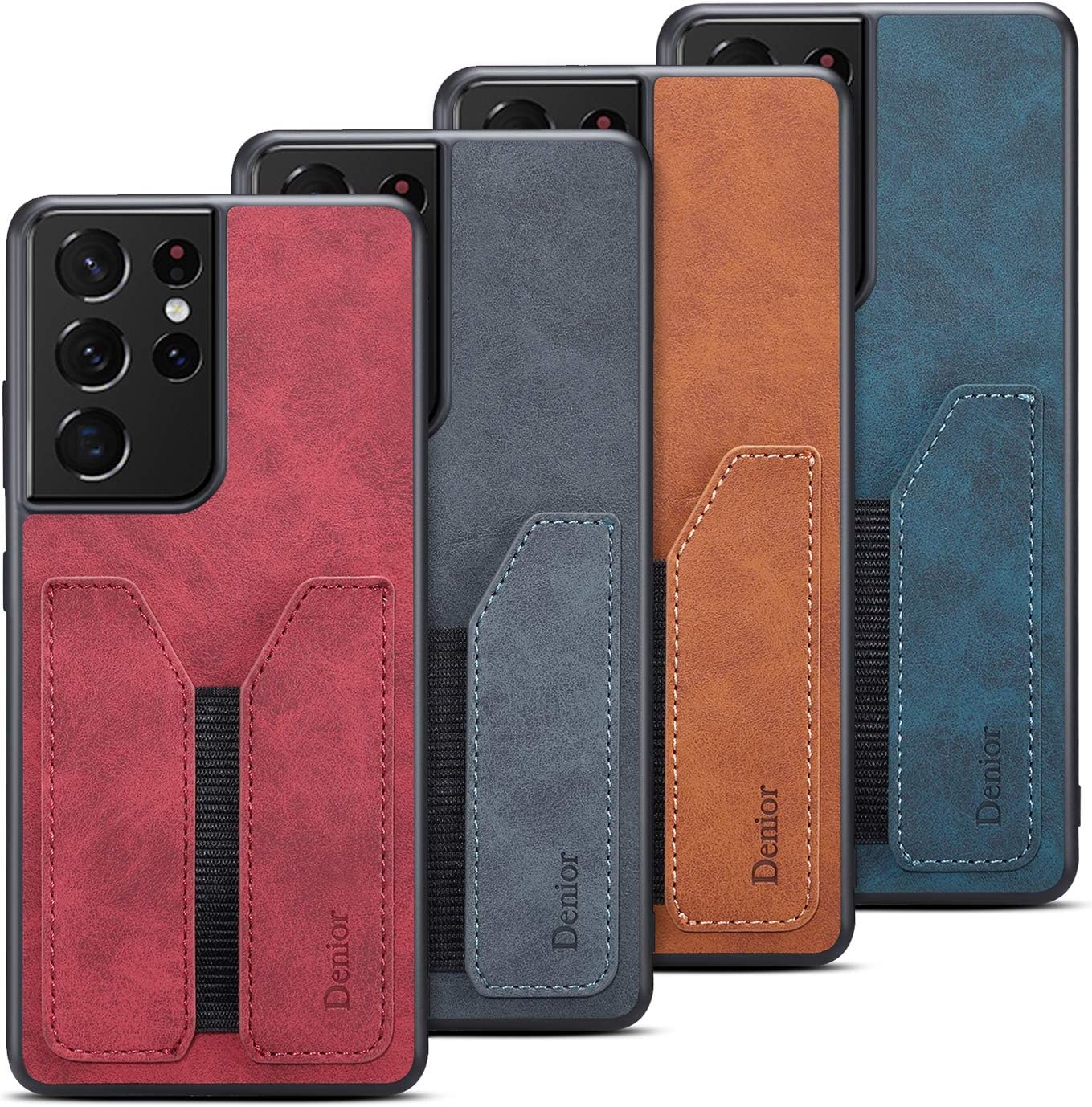 Leather Card Pocket Wallet Phone Case for Samsung Galaxy S20/S21/S22/S23/S24 Series