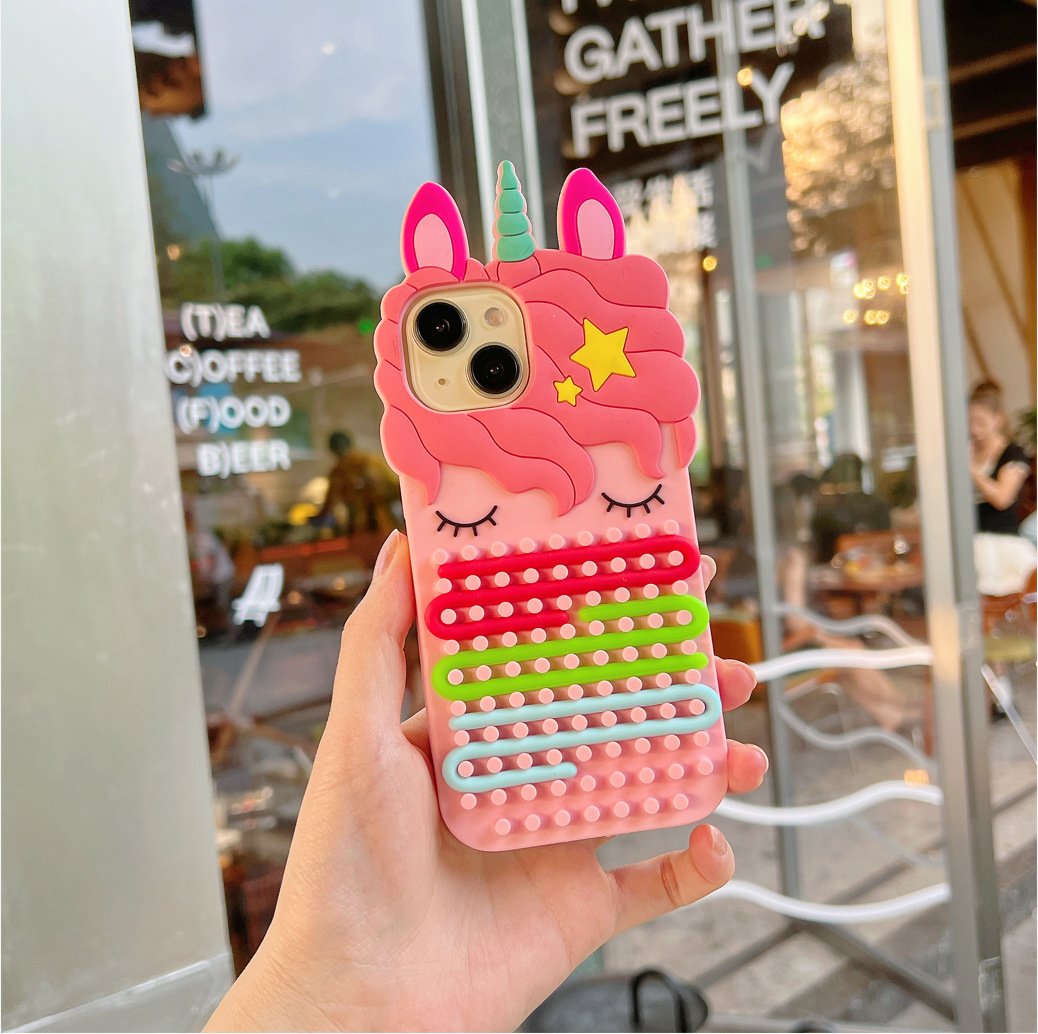 3D Puzzle Creative Cover - Soft Silicone Anti-Stress Case For iPhone 16/15/14/13/12 Series