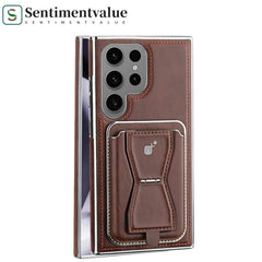 SentimentvalueTM Leather Phone Case, Full-coverage Drop-proof Phone Case For Samsung Galaxy S23 S24 S25 Series With Magnetic Card Holder