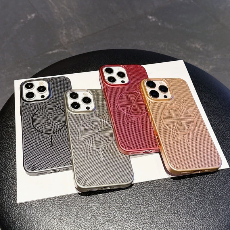 [17 Series Updated] Magnetic Grid Cooling Case