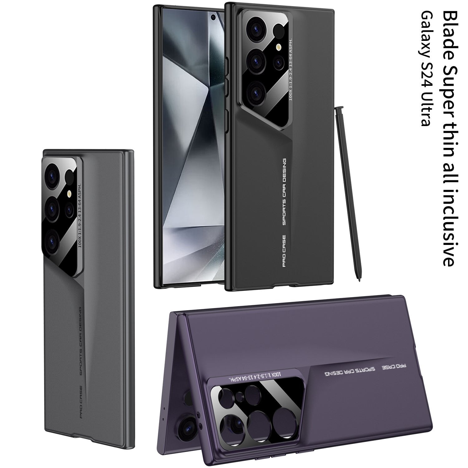 Luxury All-inclusive Anti-fall Protective Phone Case For Galaxy S25 Series and Samsung Galaxy S24 S23 S22 Ultra (Only case)