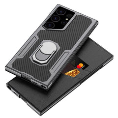 Samsung Galaxy S24 Ultra & Samsung Galaxy S23 Ultra | Stand Flip Leather Case (Only Case)