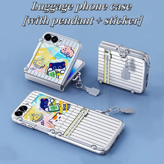 Luggage Phone Case For Samsung Galaxy Z Flip 5 & Samsung Galaxy Z Flip 6