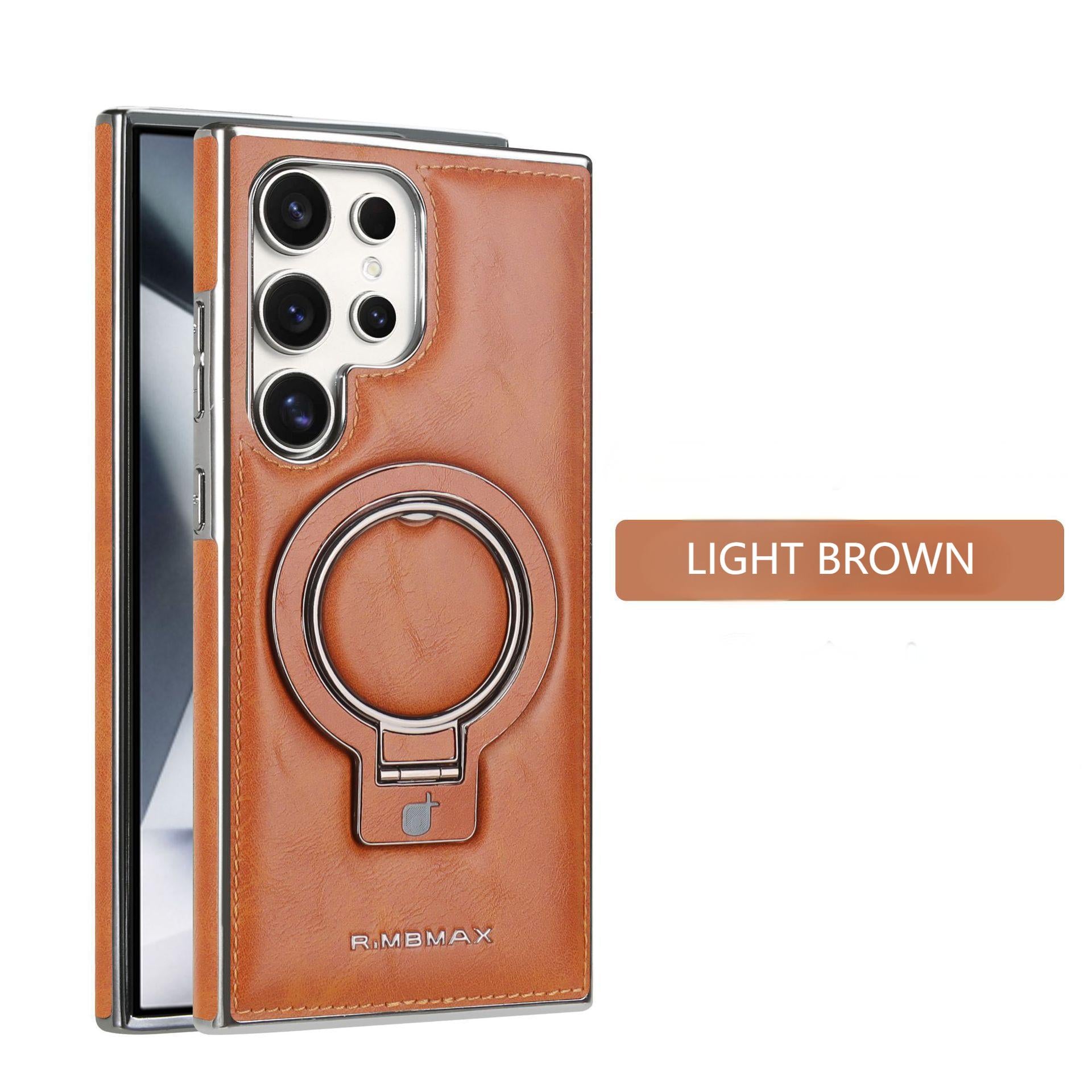 For Samsung Galaxy S23 Series Business Magnetic Anti-fall Bracket Protective Case