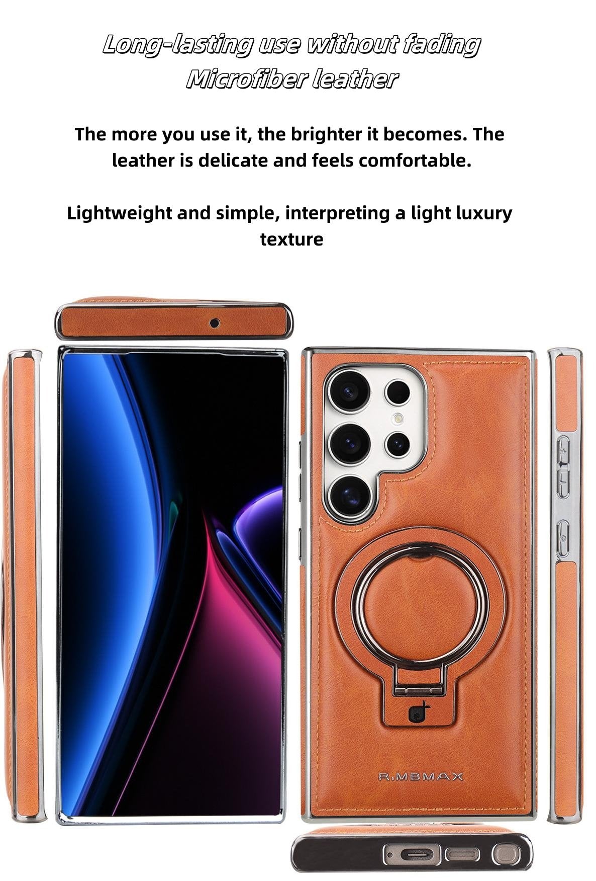 For Samsung Galaxy S25, Samsung Galaxy S24 and Samsung Galaxy S23 Series Business Magnetic Anti-fall Bracket Protective Case