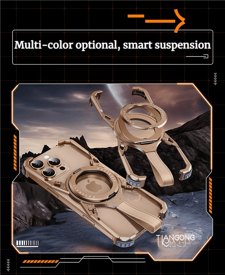 SentimentvalueTM Metal magnetic 360° Bracket Mobile Phone Case Suitable For iPhone 16 Pro/ iPhone 16 ProMax