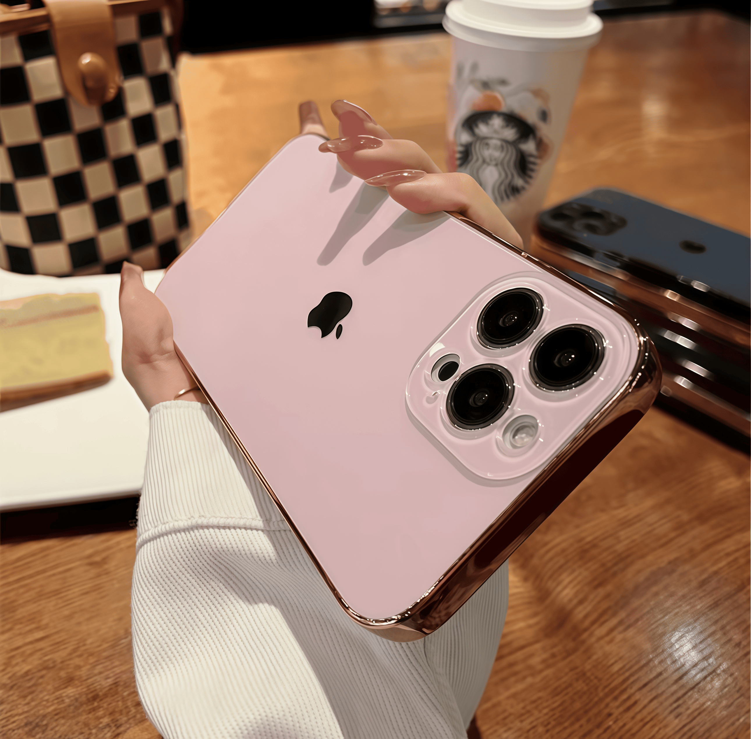 KASCASE | AG Lens Film Electroplated Frame Case