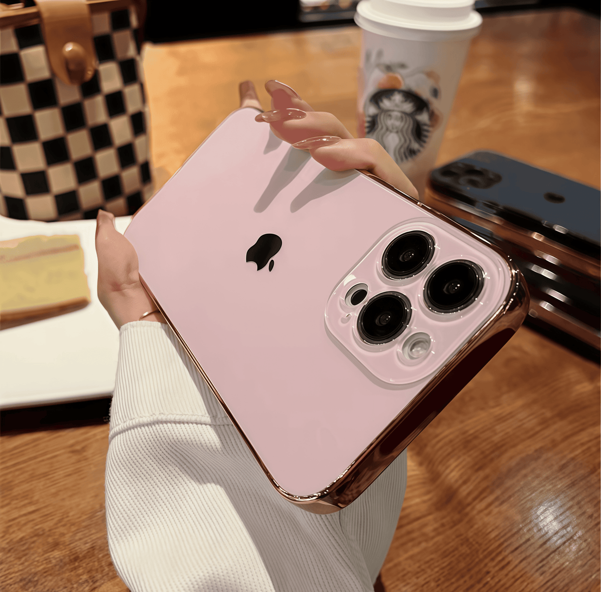 KASCASE | AG Lens Film Electroplated Frame Case