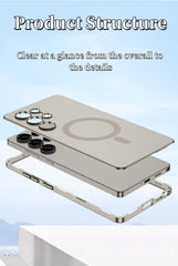 Magnetic 2 in 1 Shockproof Phone Case For Galaxy S25 Ultra