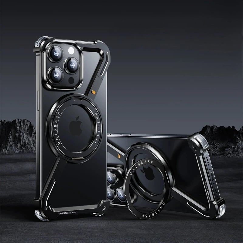 Z-shaped Frameless Magnetic Phone Case, Anti-fall Phone Cases Compatible With iPhone 16 Series