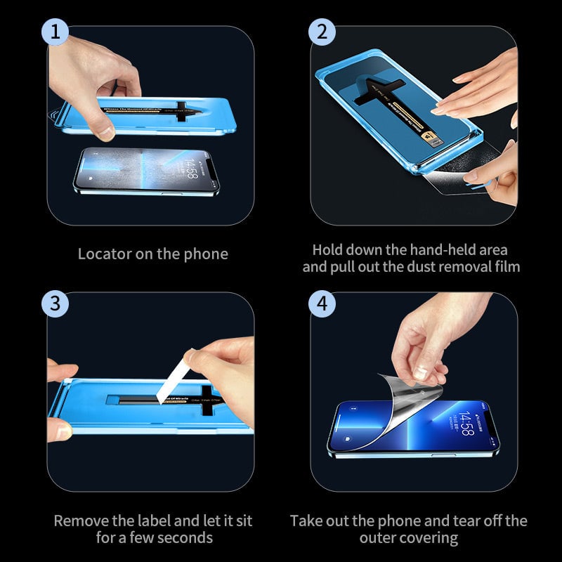 📱 New Invisible Screen Protector For iPhone - Dust Free Without Bubbles