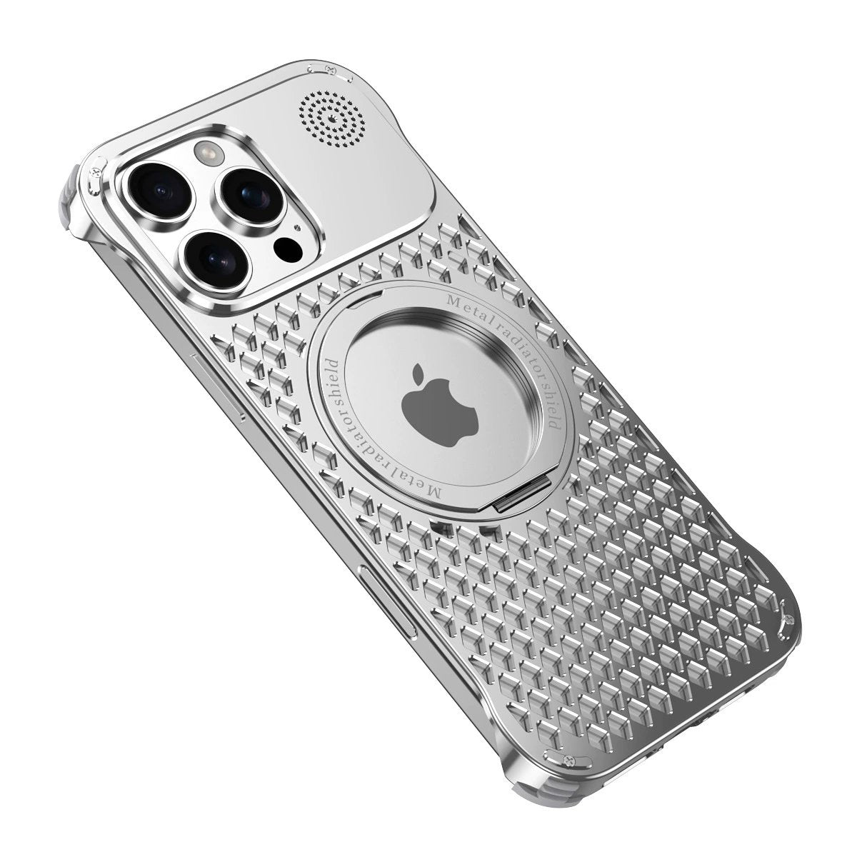Aluminum Alloy Bracket Aromatherapy Heat Dissipation Case Suitable For iPhone 16/15/14 Series