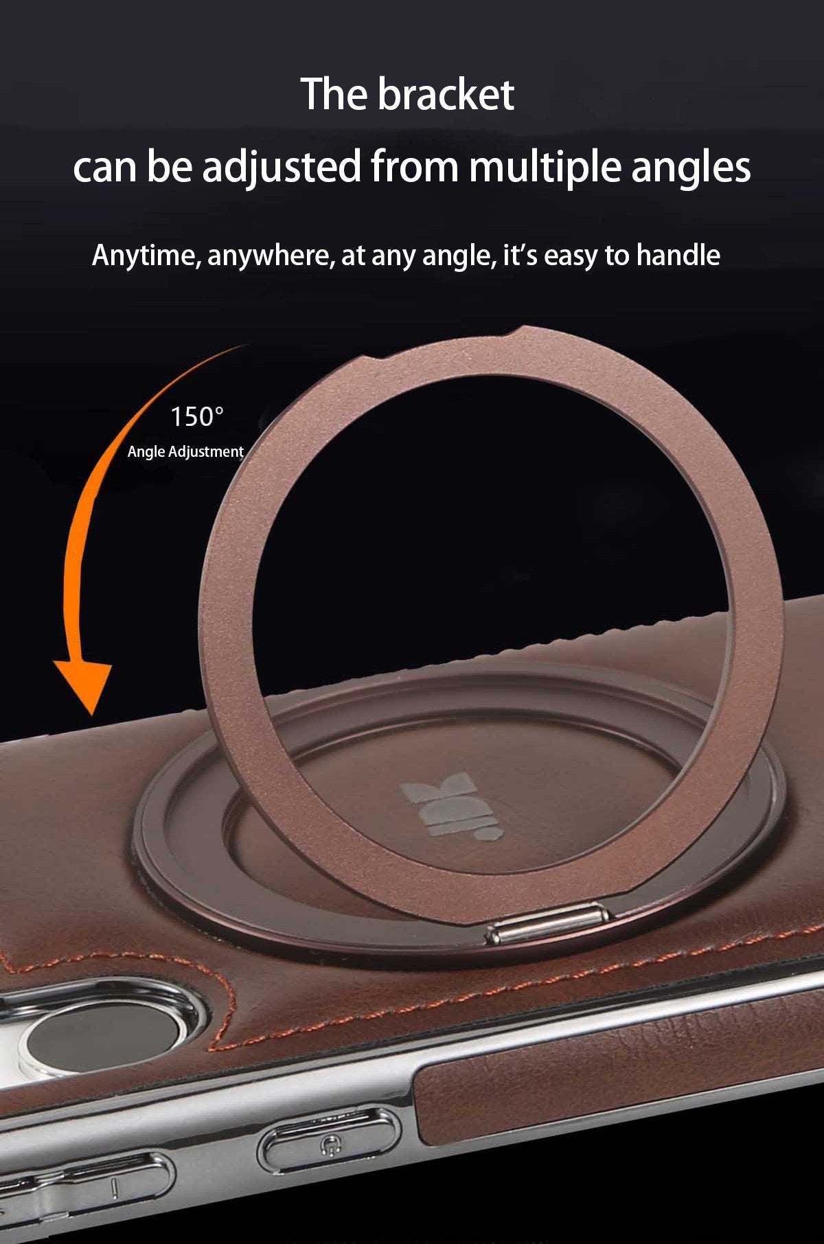 SentimentvalueTM Magnetic Leather Case With 360° Rotating Bracket For S25/S24/S23 Series and Galaxy S22 Ultra