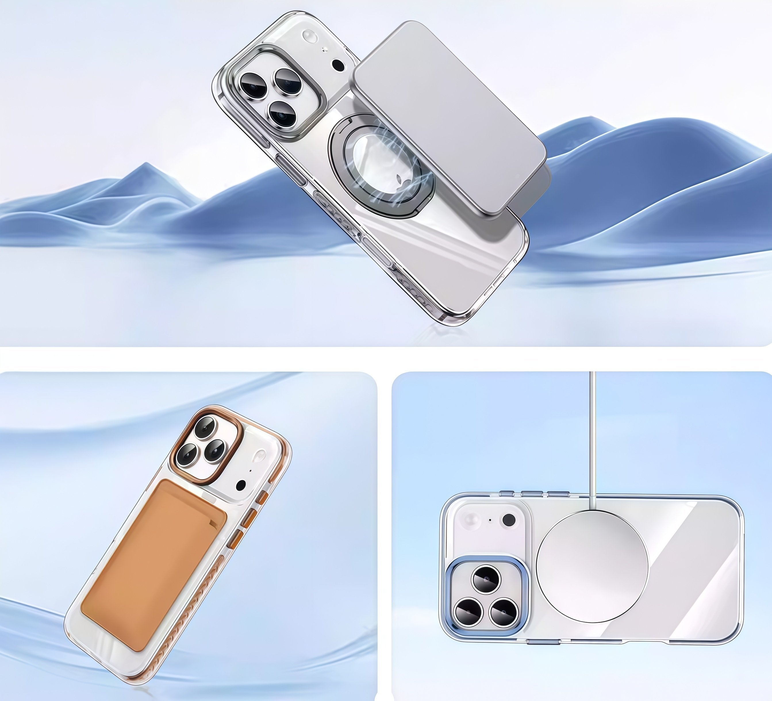 KASCASE | iPhone 17 Series Ultra-Thin Frosted Magnetic Bracket Case