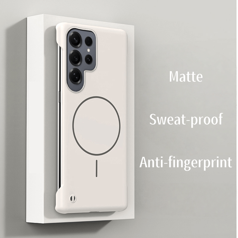 Frameless Matte Magnetic Case for Galaxy S25/S24/S23/S22 – Ultra-Thin & Shockproof