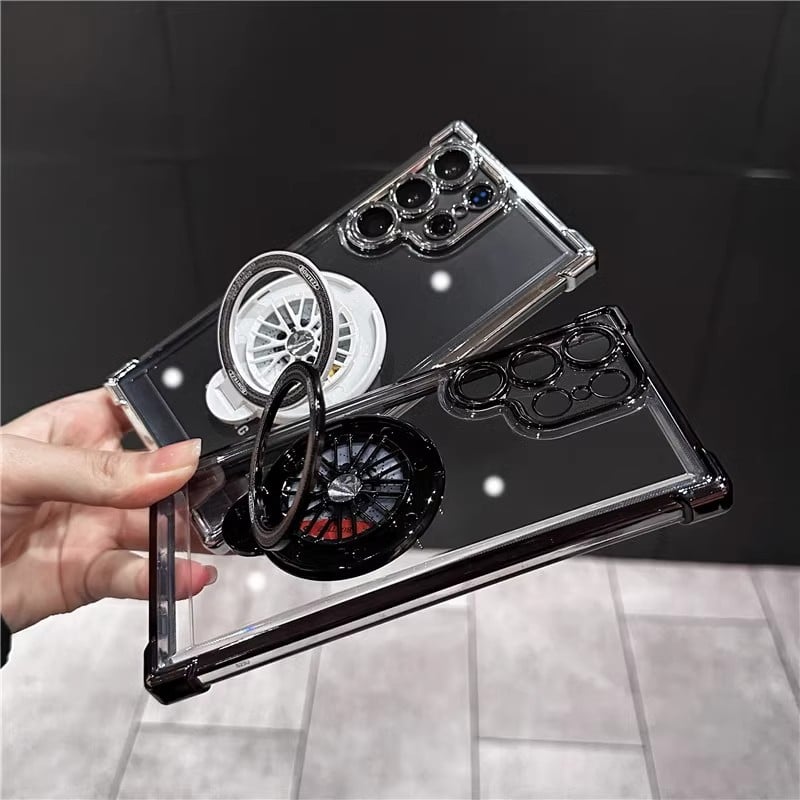 Slim Phone Case with Rotating Fidget Gyroscope & Transformative Stand For Samsung Galaxy S25/S24/S23/S22 Series