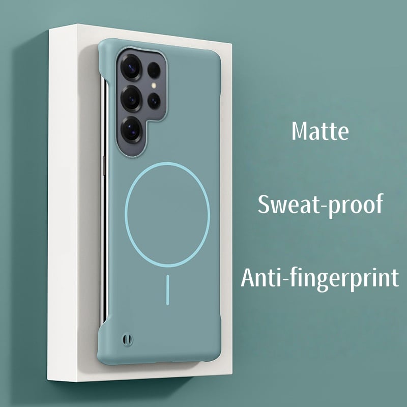 Frameless Matte Magnetic Case for Galaxy S25/S24/S23/S22 – Ultra-Thin & Shockproof