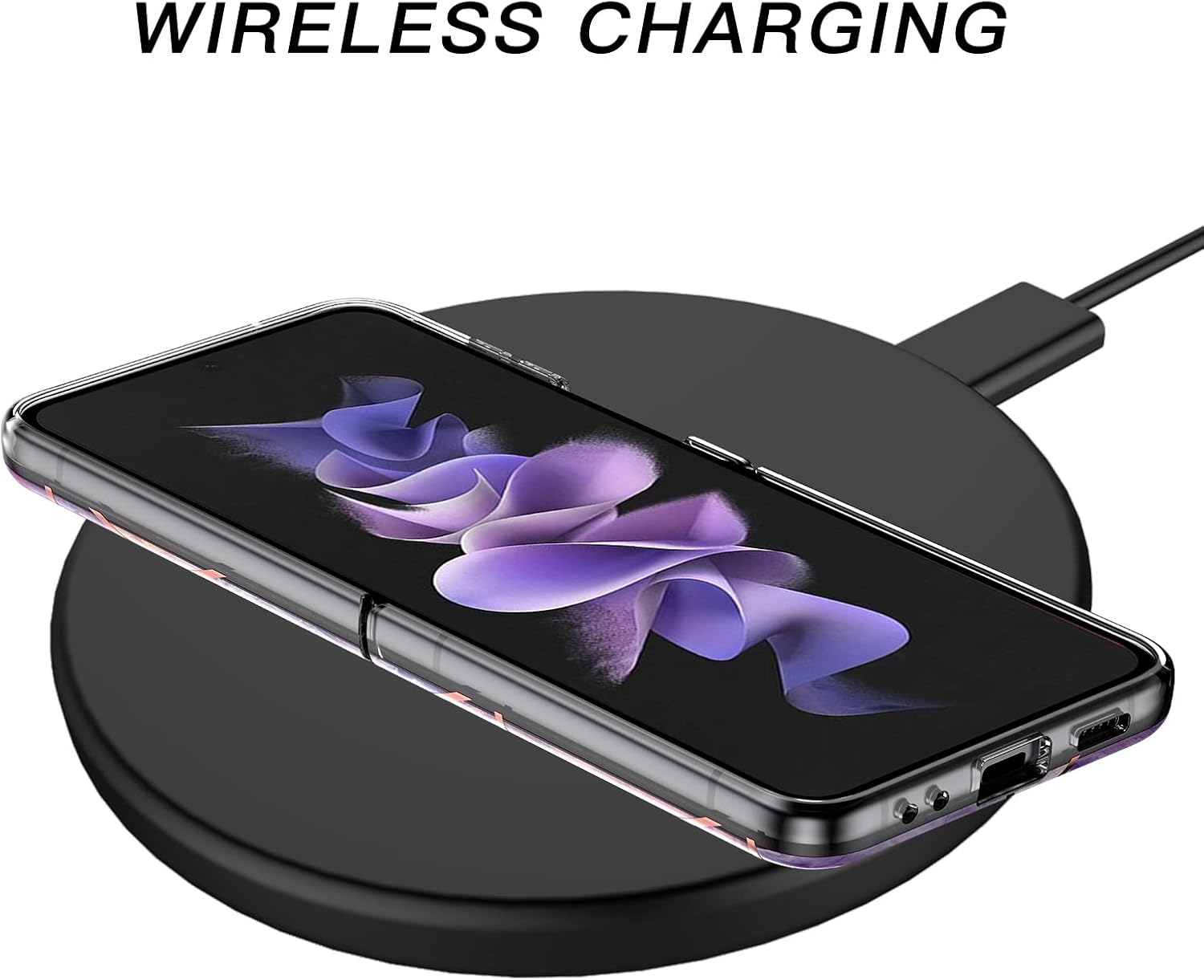 Marble Pattern Phone Case For Galaxy Z Flip 3 / Galaxy Z Flip 4 / Galaxy Z Flip 5 / Galaxy Z Flip 6