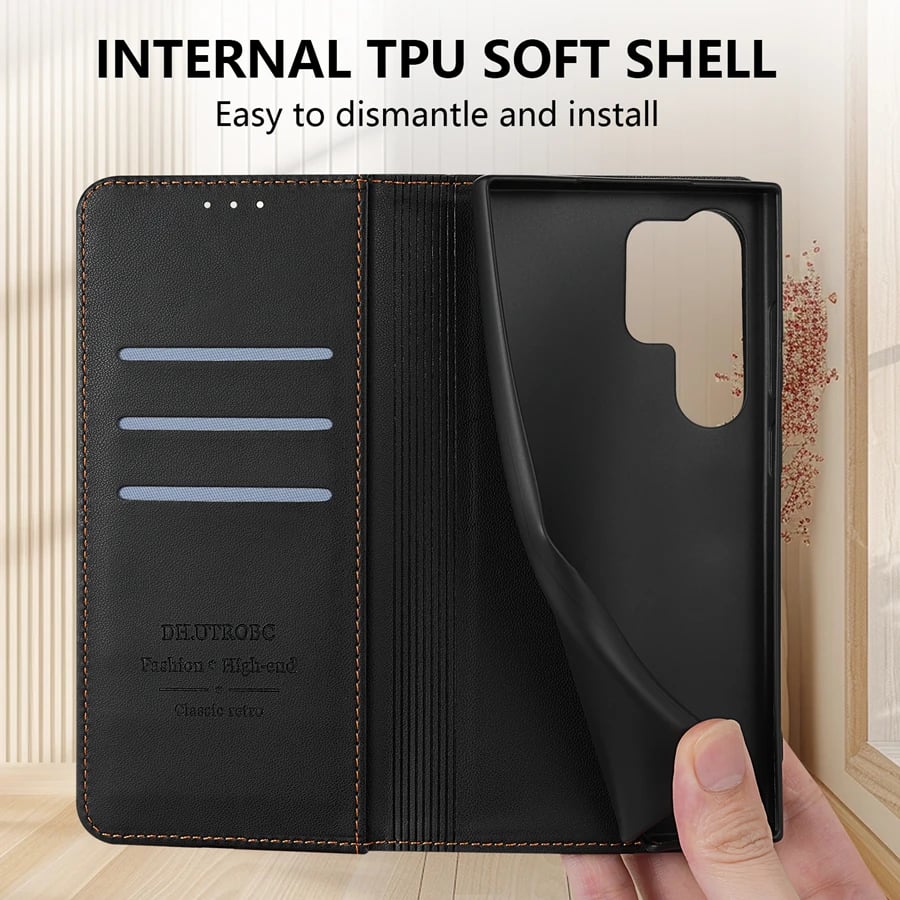Flip Wallet Card Case for Galaxy S24/S23/S22/S21/S20/S10 Series