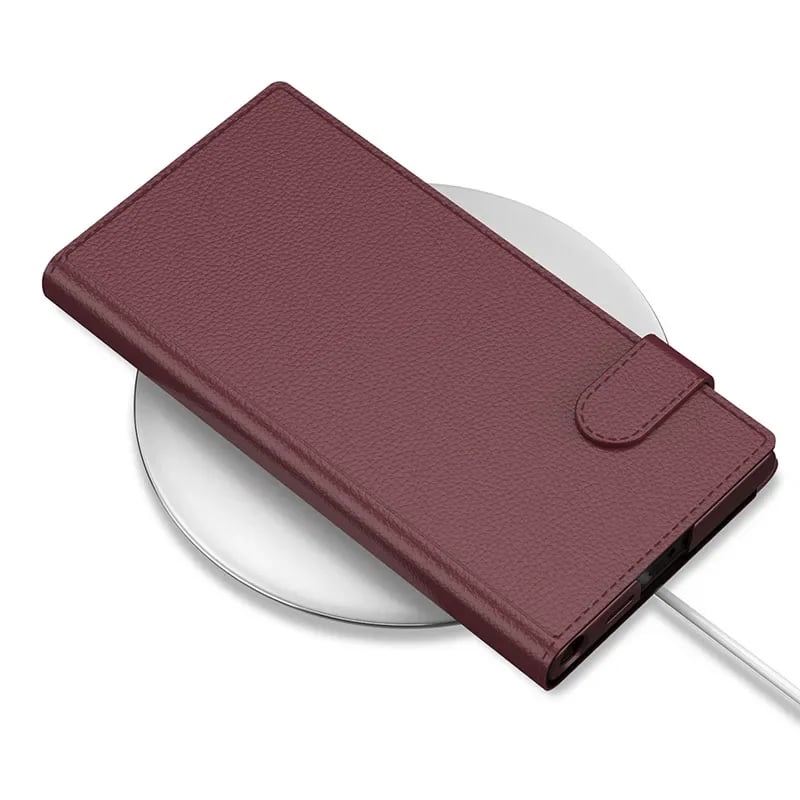 Card Insertable Flip Wallet Business Protective Case For Samsung Galaxy S25 Series & S23 Ultra & S24 Ultra(Only Case)