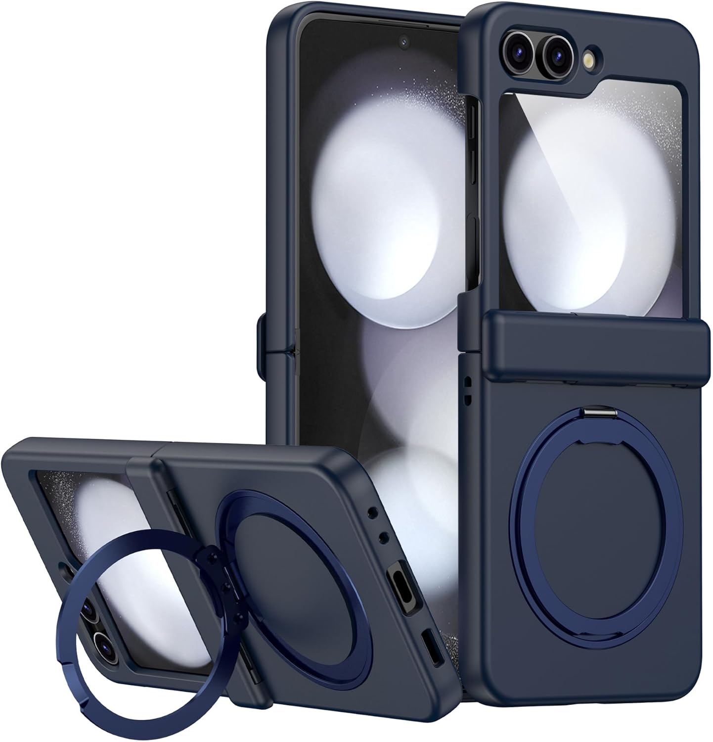 Full Coverage Hinge Shockproof Phone Case For Galaxy Z Flip 3/Galaxy Z Flip 4/Galaxy Z Flip 5/Galaxy Z Flip 6